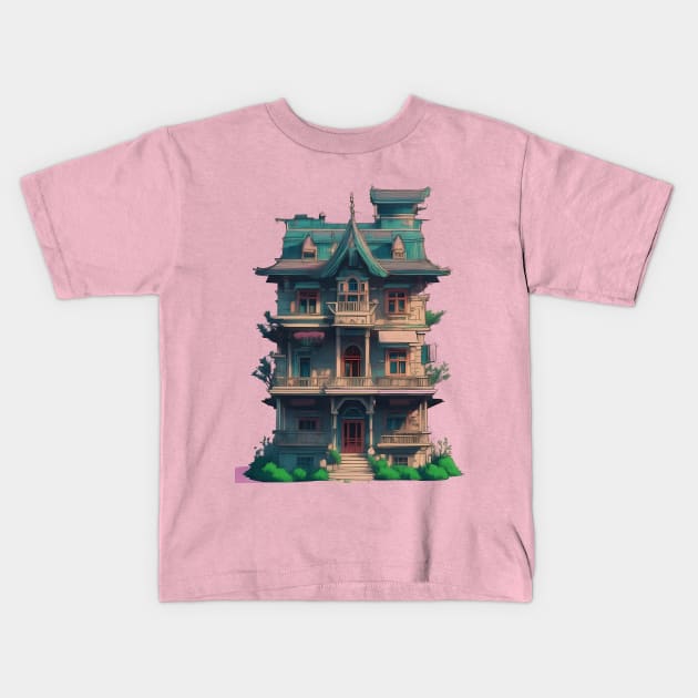 Old House Kids T-Shirt by Javisolarte